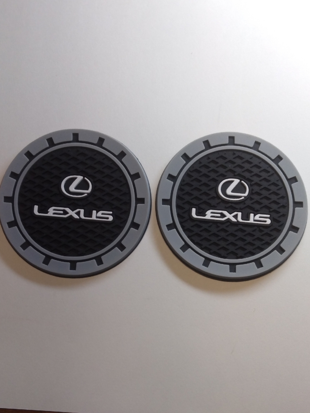 Lexus Silicon Car Coasters 2 Pack-NWT - Picture 4 of 5